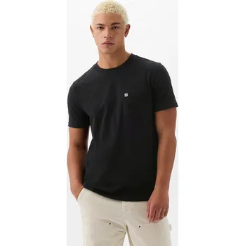 Oblečení a móda Tričko GAP Pocket Micro Logo Tee Black XL