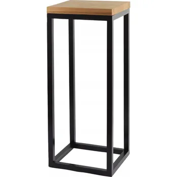 Stojan na květiny STOJACÍ KVĚTINÁČ velký STOJAN NA KVĚTINY 62 cm dubový dřevěný