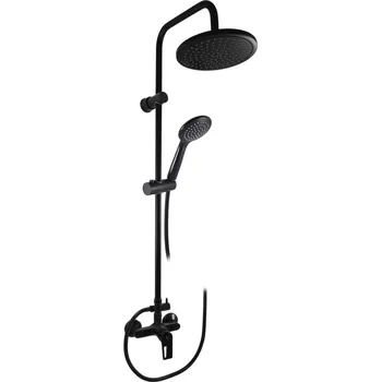 Vodovodní baterie RAV Slezák - COLORADO - Sprchový systém s vodovodní baterií, Černá - matná, 100 mm CO282.0/7CMAT