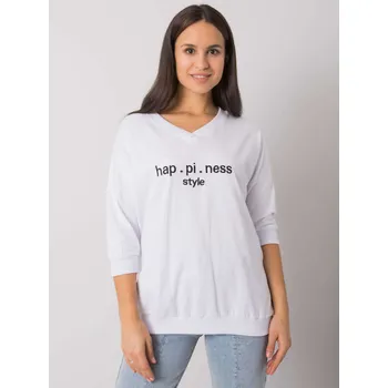 Dámská mikina Bílá dámská mikina s nápisem RV-BL-7328.19-white Velikost: L/XL