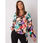 Černé dámské tričko s potiskem květin EM-BZ-001N-4.75P-black Velikost: ONE SIZE