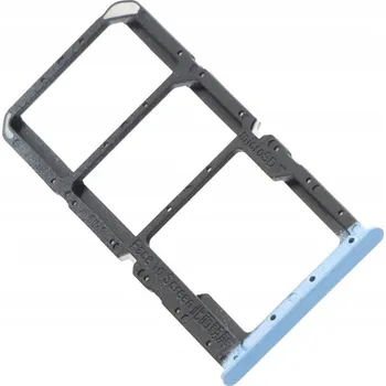 Šuplík / Držák SIM karty pro Realme 8 Pro Dual SIM, modrý, originální (ORG)