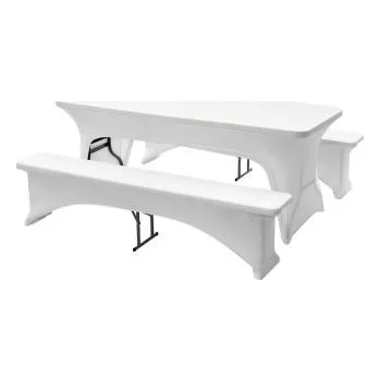 Jídelní stůl Potah na pivní set 1830 bílý