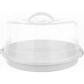 Dóza na potraviny Dóza na dort kulatý s podnosem a víkem NG-637