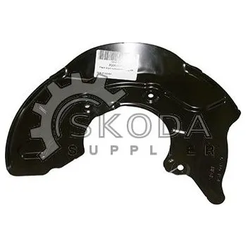 Brzdový kotouč Ochranný plech proti rozstřikování, brzdový kotouč ŠKODA Original OEM 2Q0615312