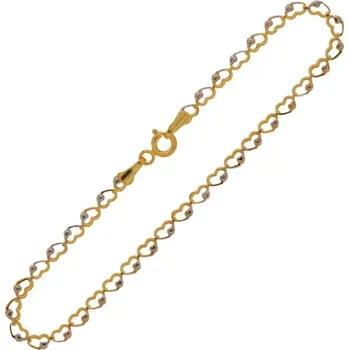 Náramek Zlatý náramek se srdíčkem