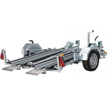 Přívěs k motorovému vozidlu Sklopný přívěs pro dva motocykly Debon MOTO 2, 250x160, 1300 kg