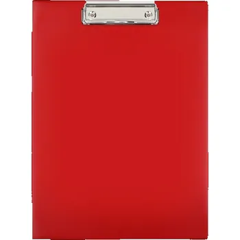 Psací podložka Podložka s klipem A4 Biurfol, červená - desky s klipem do kanceláře