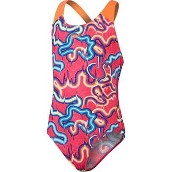 Dívčí plavky Speedo One Piece Swimsuit Pink/Blue 13-14 Yrs