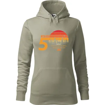 Pánská mikina Dámská mikina 50 let myslivost Velikost (žena): M, Vyberte barvu: Světlá khaki