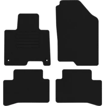 autokoberec Kobercové rohože Edecor velurové 4 ks