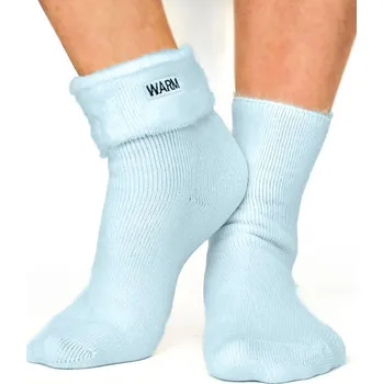 Dámské ponožky Dámské bavlněné ponožky světle-modré , VELIKOST 35 - 38