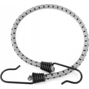 autokoberec Gumový expandér s háčky, transportní lanko pro upevnění, šedý - 60 cm