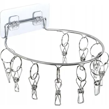 STOJAN NA PRÁDLO SUŠÁK NA OBLEČENÍ 10 HÁKŮ