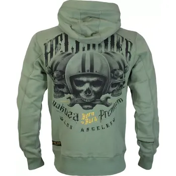 Pánská mikina Yakuza Premium YPHZ 3824 (olivová) mikina XL