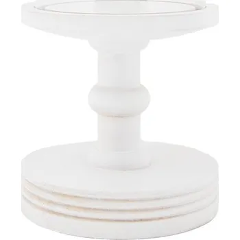 Clayre & Eef - Skleněný poklop s dřevěným podnosem 6GL5059W