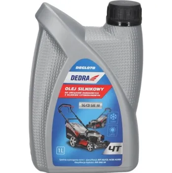 Motorový olej DEDRA Olej motorový pro sekačky se čtyřdobým motorem 1L SG/CD-30 DEGL07B
