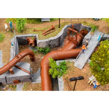 Modelová železnice FALLER 180328 H0 Sada potrubí velká FA180328