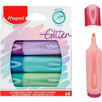 Zvýrazňovač vícebarevný Maped 4 ks