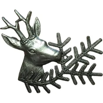 Odznak Hlava srnce úlomek - stříbrný