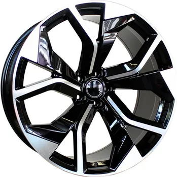 Alu kolo Alu kola Racing Line B1637, 21x9.5 5x112 ET20, černá + leštění (zátěžová)