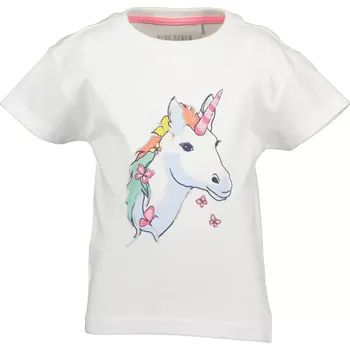 Chlapecké tričko Dívčí triko krátký rukáv Unicorn Blue Seven 702366 bílé velikost 104