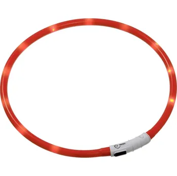 Obojek pro psa KARLIE svit.LED obojek pro psy 70 cm oranzovy