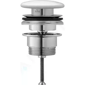 Sifon Duravit Příslušenství Uzavíratelná umyvadlová výpusť Push-Open, 1 1/4, bílá, 0050790000