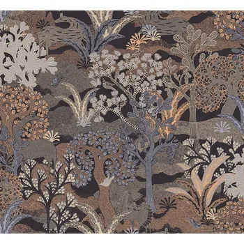 Tapeta Masureel Vliesová tapeta na zeď, hnědo-šedá, příroda, ZON506, Amazone, Masureel, velikost 10,05 x 0,7 m