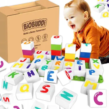 ostatní stavebnice EKOLOGICKÉ EDUKAČNÍ STAVEBNICE Poznej Písmena Abecedy BiOBUDDi BB-6005