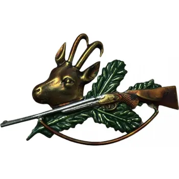 Odznak Kamzík a puška - barevný