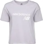 Dámské triko New Balance WT03805GRV XS Šedá, Bílá