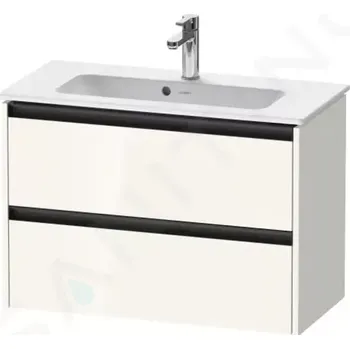 Koupelnový nábytek Duravit Ketho.2 Umyvadlová skříňka 55x81x39 cm, 2 zásuvky, lesklá bílá, K25256022220000
