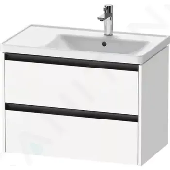 Koupelnový nábytek Duravit Ketho.2 Umyvadlová skříňka 55x78x46 cm, 2 zásuvky, matná bílá, K25286018180000