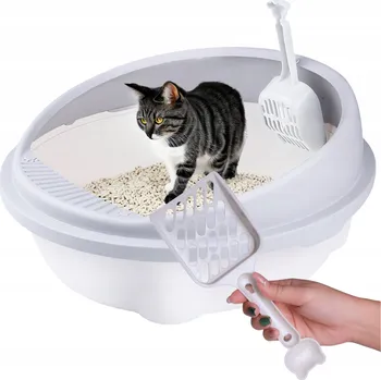 Toaleta pro kočku 4 lapky otevřená kočičí toaleta 41 x 31 cm x 12 cm