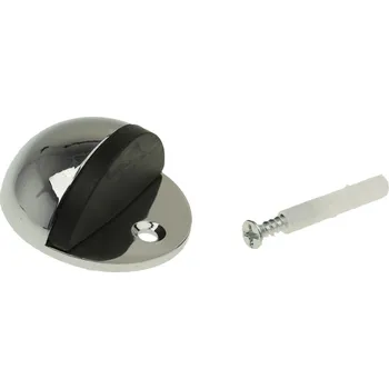 Šroubovací dveřní zarážka Veramet 4,4 cm stříbrná