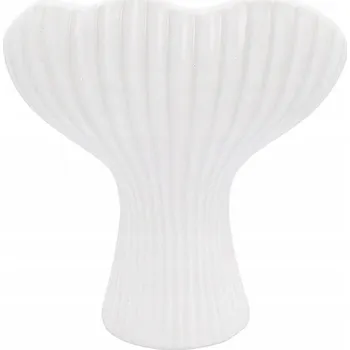 Váza OBAL VÁZA KVĚTINÁČ květináč KERAMIKA 27 CM K333-1 WHITE