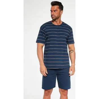 Pyžamo Cornette Jeans Modré Pánské Krátký Rukáv, džínovina XXL i384_93403036