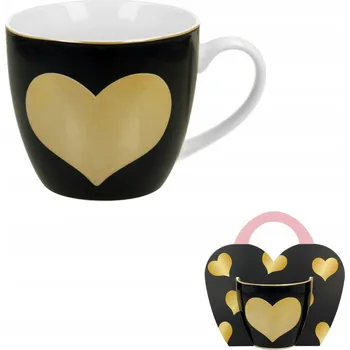 Hrnek Duo Velké srdce porcelánový 460 ml