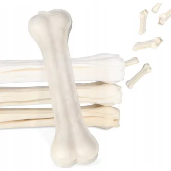 Pamlsek pro psa Kost pro psa lisovaná PŘÍRODNÍ 20cm KOUSÁTKO POCHOUTKY PAMLSEK HOVĚZÍ ŽVÝKÁNÍ