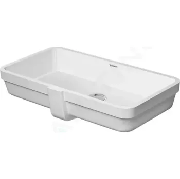 Umyvadlo Duravit Vero Air Umyvadlo vestavné 64x35 cm, s přepadem, bez otvoru pro baterii, WonderGliss, bílá, 03846000001
