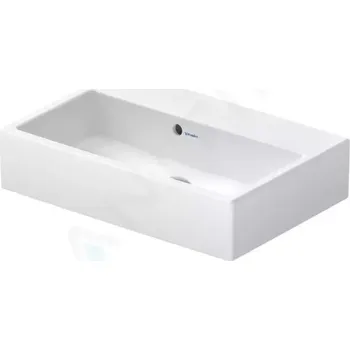 Umyvadlo Duravit Vero Air Umyvadlo 60x40 cm, s přepadem, bez otvoru pro baterii, WonderGliss, bílá, 23686000601