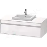 Duravit Ketho Umyvadlová skříňka 43x120x55 cm, 1 zásuvka, lesklá bílá, KT679602222