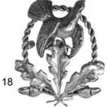 Odznak Tetřev a kruh - stříbrný