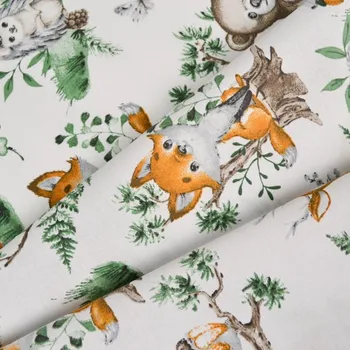 Bavlněná látka Lara vzor 1