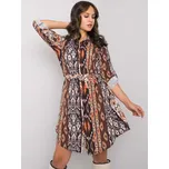 Hnědé vzorované košilové šaty Kaegan WN-SK-2230.39-brown Velikost: S