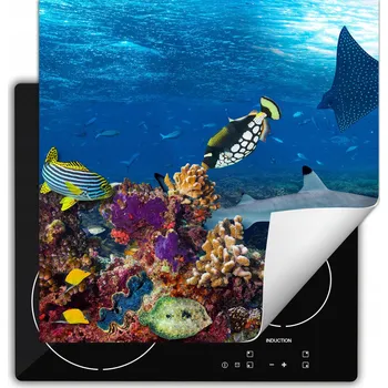 Obraz Ochranná podložka na indukci dekorativní, rolovací do kuchyně, potisk 60x52 wm0444