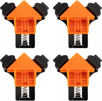 Truhlářská svěrka ÚHLOVÁ SVĚRKA PRO DŘEVĚNÉ ROHY TRUHLÁŘSKÁ SVĚRKA DRŽÁK NÁBYTKU 4 ks