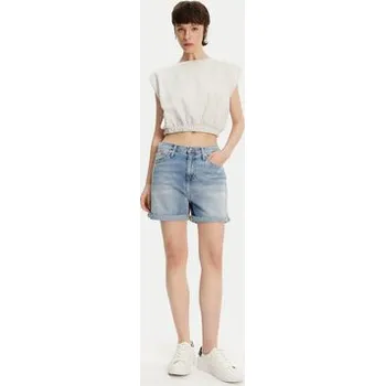Dámské džíny Calvin Klein Jeans Džínové šortky J20J225152 Modrá Mom Fit 24