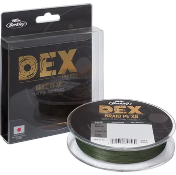 Šnůra Berkley DEX Braid PE X8 Moss Green 150 m Varianta: DEX Braid PE X8 Moss Green 150 m 0,04 mm 4,1 kg